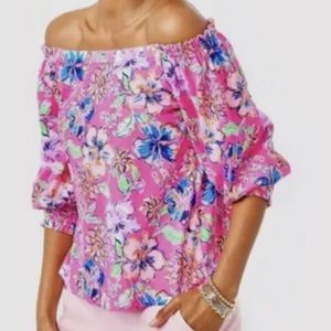 Lilly Pulitzer “Lessa” top. Never worn. tags still attached. Size Large.